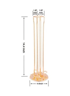 Lushh 40-Piece Nespresso Coffee Capsule Holder Gold 36.5x11x5x5cm  - Image 3
