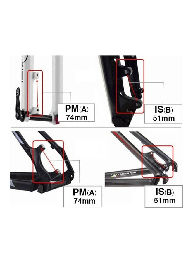 فرجار فرامل قرصي أمامي وخلفي للدراجة الميكانيكية و للدراجات الجبلية 0.4كيلوجرام - Image 3