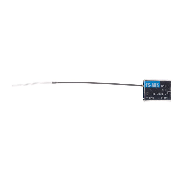 Flysky - FS-A8S Mini 8CH Receiver PPM i-BUS SBUS Output For RC Transmitter Controller Drone 7cm - Image 1