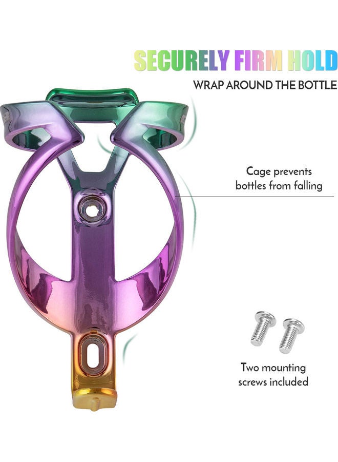 Generic - Bicycle Water Bottle Cage Lightweight Electroplated MTB Mountain Bike Road Bicycle Cycling Water Bottle Holder 0.065kg - Image 1
