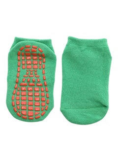 Solid Color Kids Girl Boy Anti Slip Breathable Elastic Sports Ankle Floor Socks Green - v1603976316/N41579487V_1