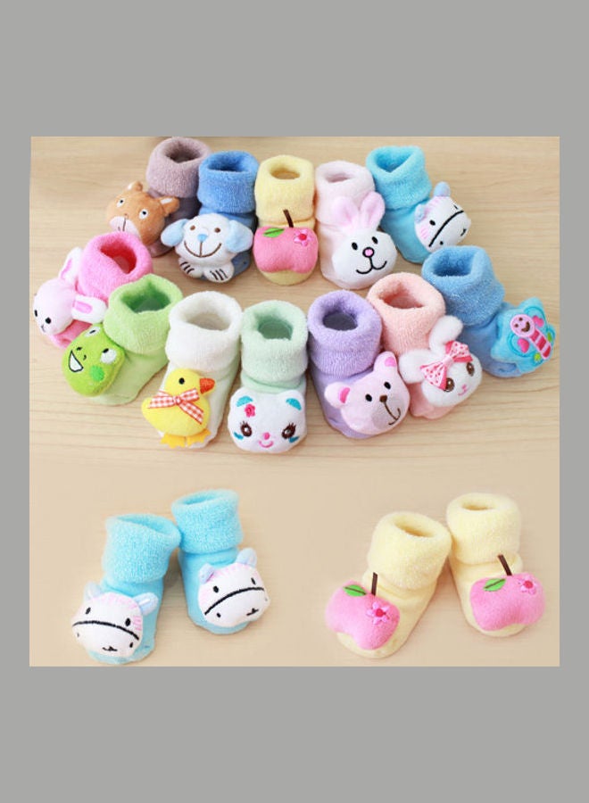 Animal Cartoon Slippers 07-Pink Rabbit - Image 2