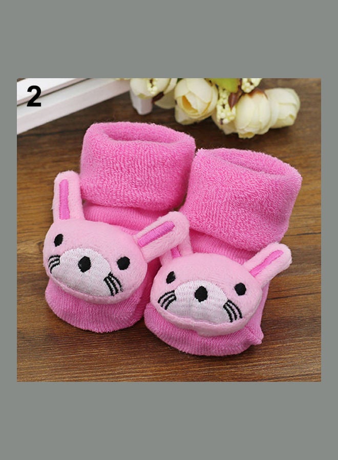 Animal Cartoon Slippers 03-Bowknot Rabbit - Image 5