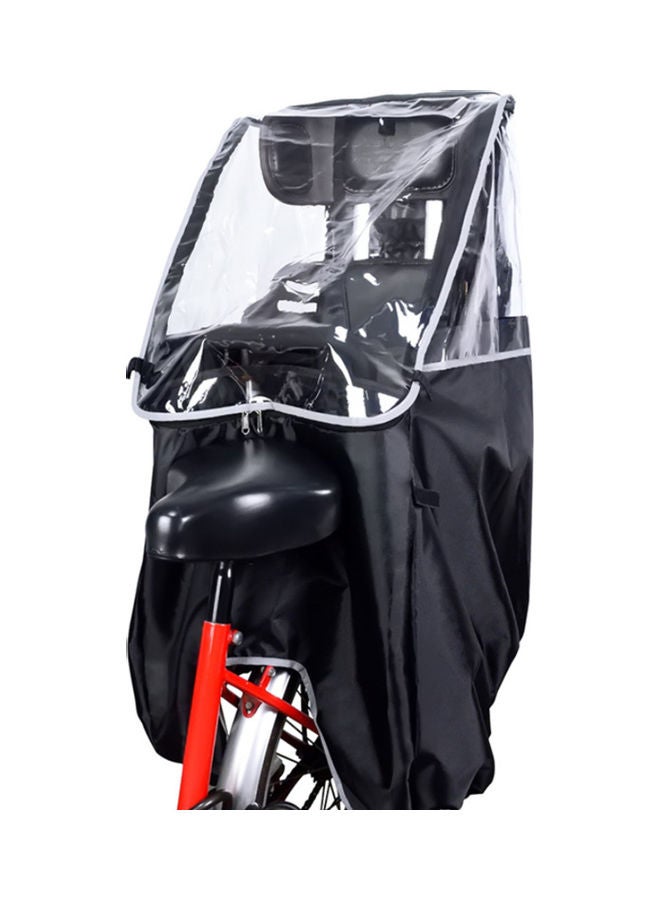 Generic PVC Transparent Raincoat Rain Cover Wind Cover for Child Bike Seat 0.45kg - Image 1