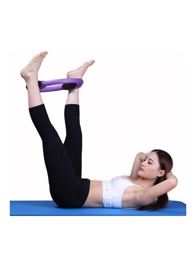 Generic Fitness Ring Workout Yoga Ring Circle Pilates for Woman Fitness Circle Thigh Exercise Pilates Circle Ring Fitness Equipment for Home or Studio Grey 0.3kg  - Image 3