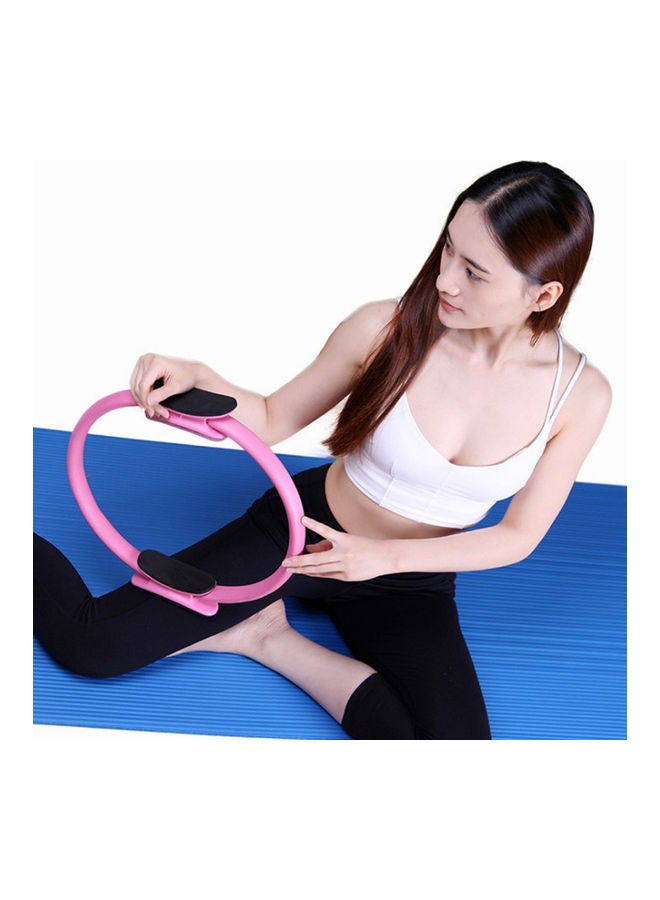 Generic Fitness Ring Workout Yoga Ring Circle Pilates for Woman Fitness Circle Thigh Exercise Pilates Circle Ring Fitness Equipment for Home or Studio Grey 0.3kg  - Image 4