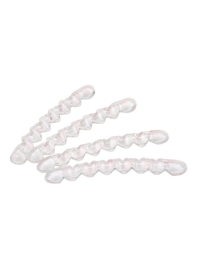 Generic - Silicone Sole Pads Cushion Shoe Inserts for Loose Shoes Gel 3D Anti Slip Insoles Foot Pads Protectors for High Heel Women Transparent - Image 1