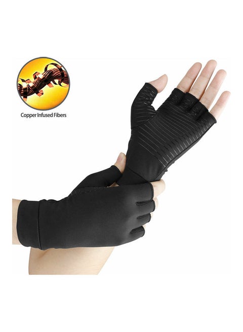 Copper Compression Arthritis Gloves High Copper Infused Compression Gloves for Women and Men Pain Relief and Healing for Arthritis