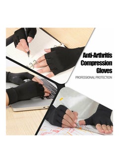 Copper Compression Arthritis Gloves High Copper Infused Compression Gloves for Women and Men Pain Relief and Healing for Arthritis - v1603976506/N41669885A_2