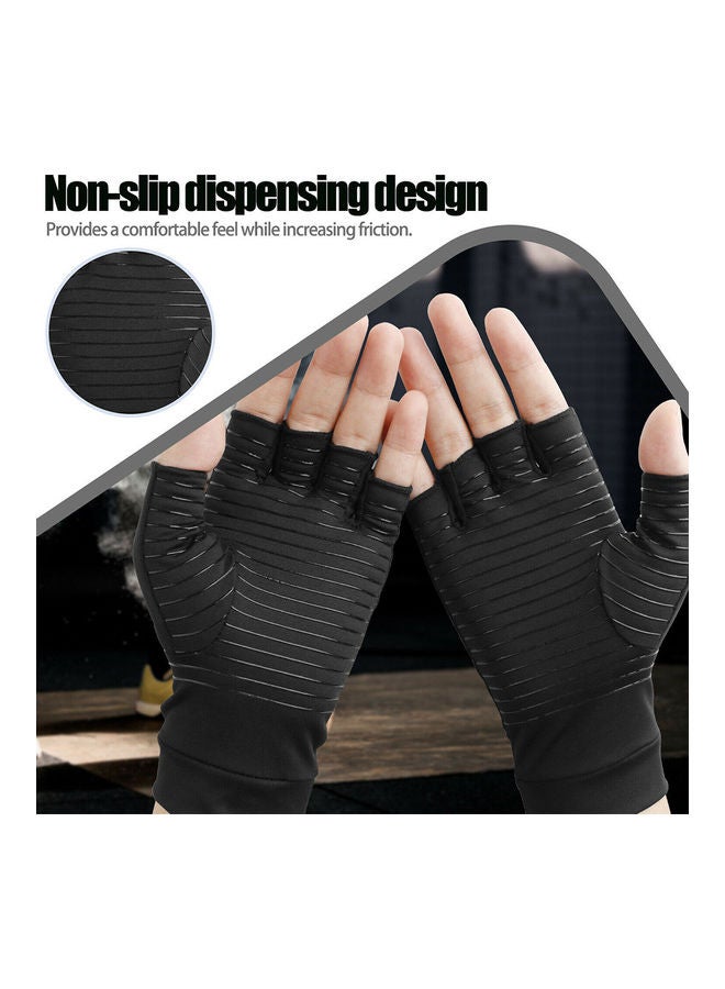 Generic - Copper Compression Arthritis Gloves High Copper Infused Compression Gloves for Women and Men Pain Relief and Healing for Arthritis - Image 1