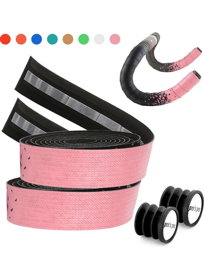 Generic 1 pair of Bicycle Handlebar Tapes Road Bike Handlebar Band Breathable Non-Slip Cycling Handlebar Belt Wrap Bicycle Horns Belt Bike Anti-Slip Shockproof Riding Equipment 0.099kg  - Image 1