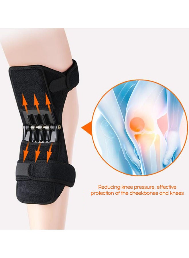 1PCS Knee Booster Joint Support Knee Pads Patella Knee Strap Tibial Booster Powerful Rebound Spring Force for Gym Running Walking Mountain Climbing - Image 2