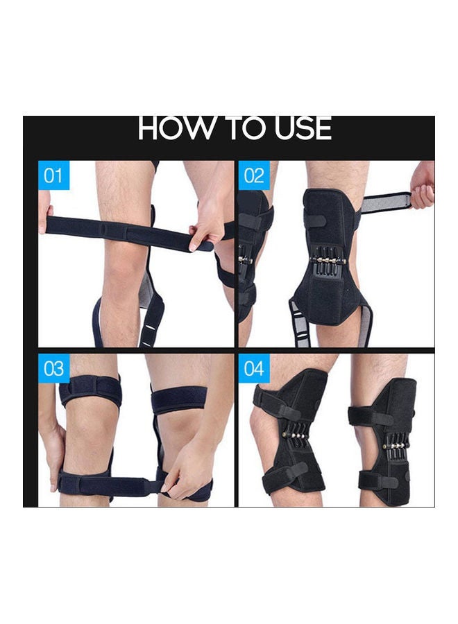 1PCS Knee Booster Joint Support Knee Pads Patella Knee Strap Tibial Booster Powerful Rebound Spring Force for Gym Running Walking Mountain Climbing - Image 5