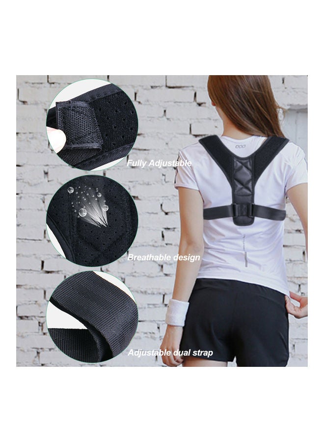 Generic - Upper Back Belt Posture Corrector Support Corset Back Shoulder Braces Spine Support Health Care Adjustable Posture Strap - Image 1