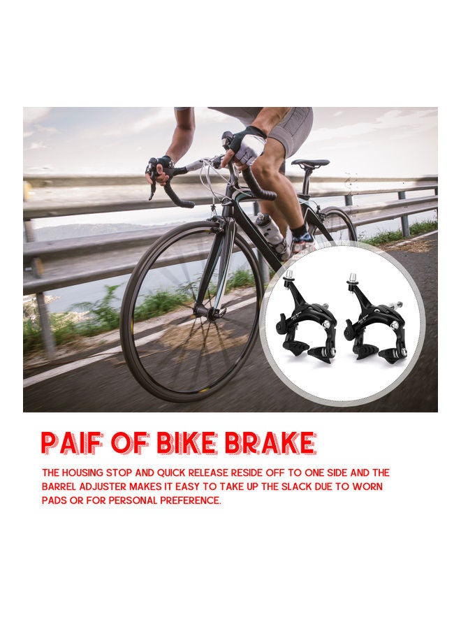 Bicycle Road Bike Brake Dual Pivot Caliper Brake for Road Bike Front Rear Caliper 0.4kg - Image 3
