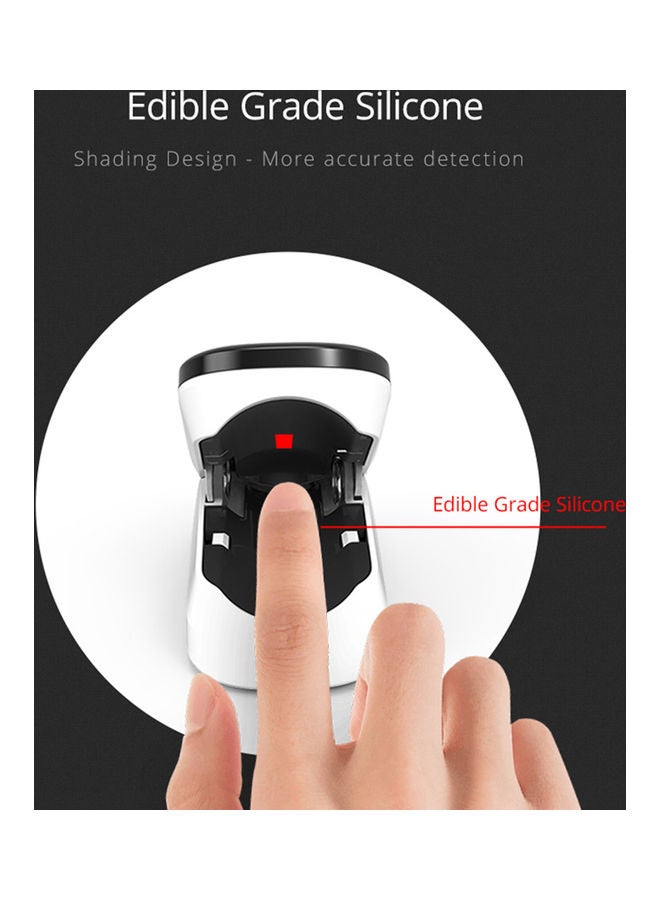 Generic - Household Finger Oximeter Pulse Rate Perfusion Index SPO2 Blood-oxygen Data Measurement OLED Display with Automatic Shutdown Function White - Image 1