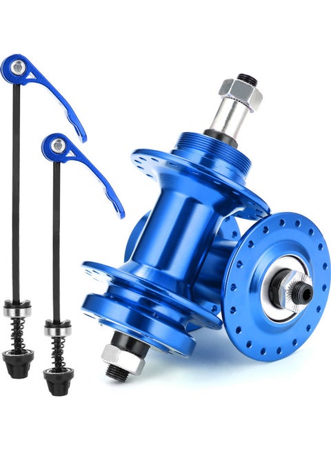 Bicycle Mountain Bike Aluminum Alloy Disc Brake MTB Casette Bearing Hub 36H Front Rear Hub Set Bicycle Hubs 36 Holes Hub Bicycle Hubs 0.715kg