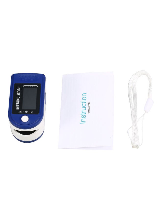 Generic - Portable Finger Tip Pulse Oximeter Precise Blood Saturation Detector TFT Display No Battery During Shipping Blue - Image 1