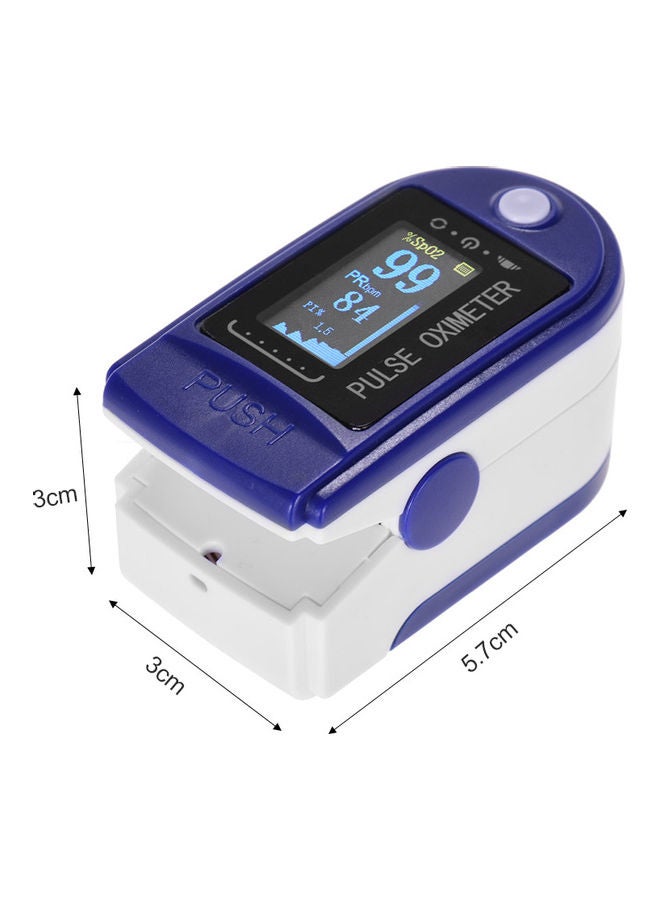 Mini Fingertip Pulse Oximeter Pulse Rate Blood Oxygen Saturation Monitor Oximeter TFT LCD Display for Home Use Multicolor