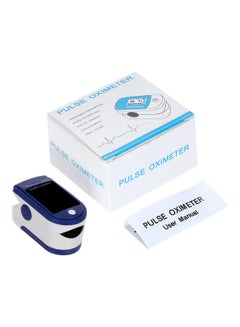 Generic Digital Fingertip Pulse Oximeter Blood Oxygen Sensor Saturation Mini SpO2 Monitor Pulse Rate Measurement Meter for Home Sports Travel Blue  - Image 3
