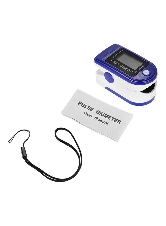 Generic - Mini Fingertip Pulse Oximeter Pulse Rate Blood Oxygen Saturation Monitor Oximetro TFT LCD Display for Home Use Blue - Image 1