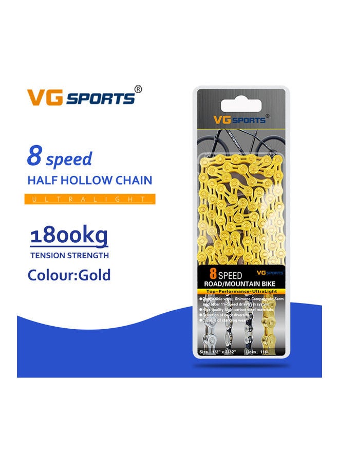Generic - VG Sports Road Mountain Bike Parts Bicycle Chain 8/9/10/11 Speed MTB Chains 0.312kg - Image 1