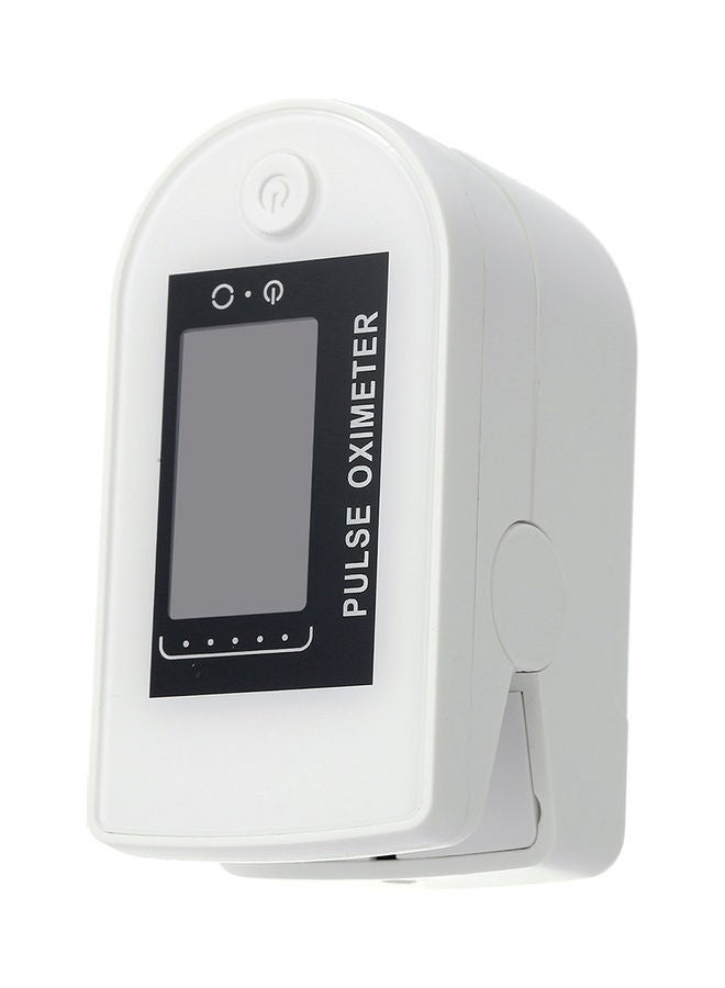 Generic Digital Fingertip Pulse Oximeter LED Display Blood Oxygen Level SpO2 Finger Oximeter Sensor Saturation Fingertip Monitor Measurement Meter White  - Image 2