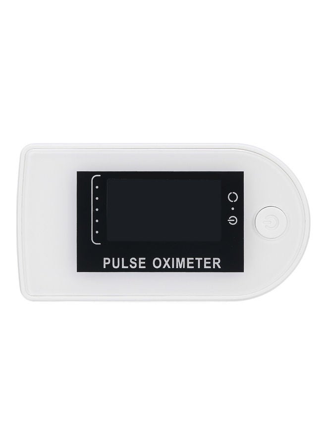 Generic Digital Fingertip Pulse Oximeter LED Display Blood Oxygen Level SpO2 Finger Oximeter Sensor Saturation Fingertip Monitor Measurement Meter White  - Image 3