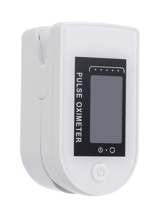 Generic Digital Fingertip Pulse Oximeter LED Display Blood Oxygen Level SpO2 Finger Oximeter Sensor Saturation Fingertip Monitor Measurement Meter White  - Image 5