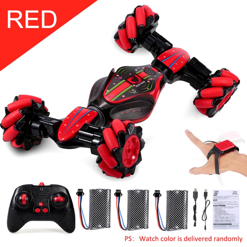 2.4Ghz 4Wd Off Road Double-Sided Car With Gesture Sensor Watch Lights With Racing And Climbing Mode 38.5x28.8x15cm  - Image 1
