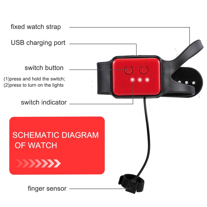 2.4Ghz 4Wd Off Road Double-Sided Car With Gesture Sensor Watch Lights With Racing And Climbing Mode 38.5x28.8x15cm  - Image 5