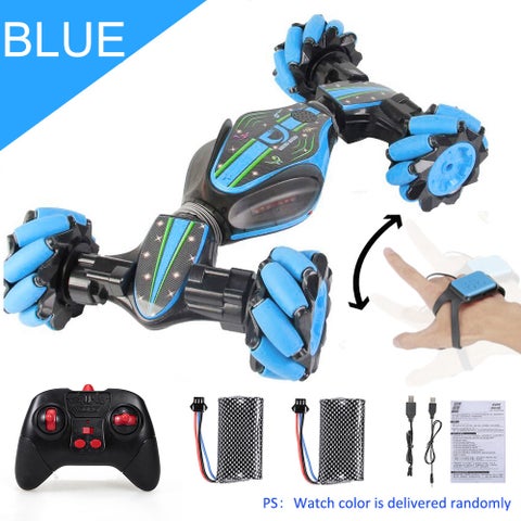 2.4GHz 4WD Off Road Double-Sided Car With Gesture Sensor Watch Lights 38.5cm