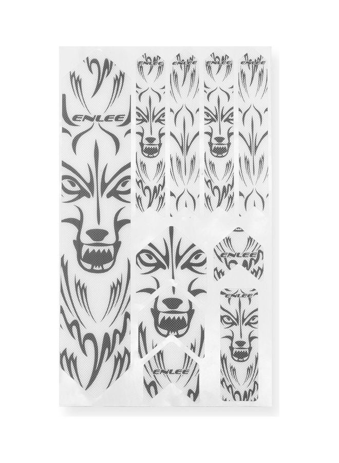 Generic Bike Frame Sticker Mountain Bike Scratch Resistant Frame Protector Removable Sticker Road Bicycle Frame Adhesive Guard Cover 0.104kg  - Image 3