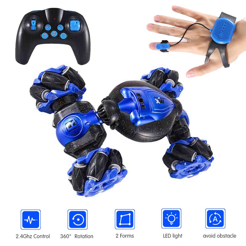 1827-20 Off-Road Flat Mode Avoid Obstacles 360° Rotation 4WD 2.4Ghz Racing RC Car 27.2cm  - Image 1