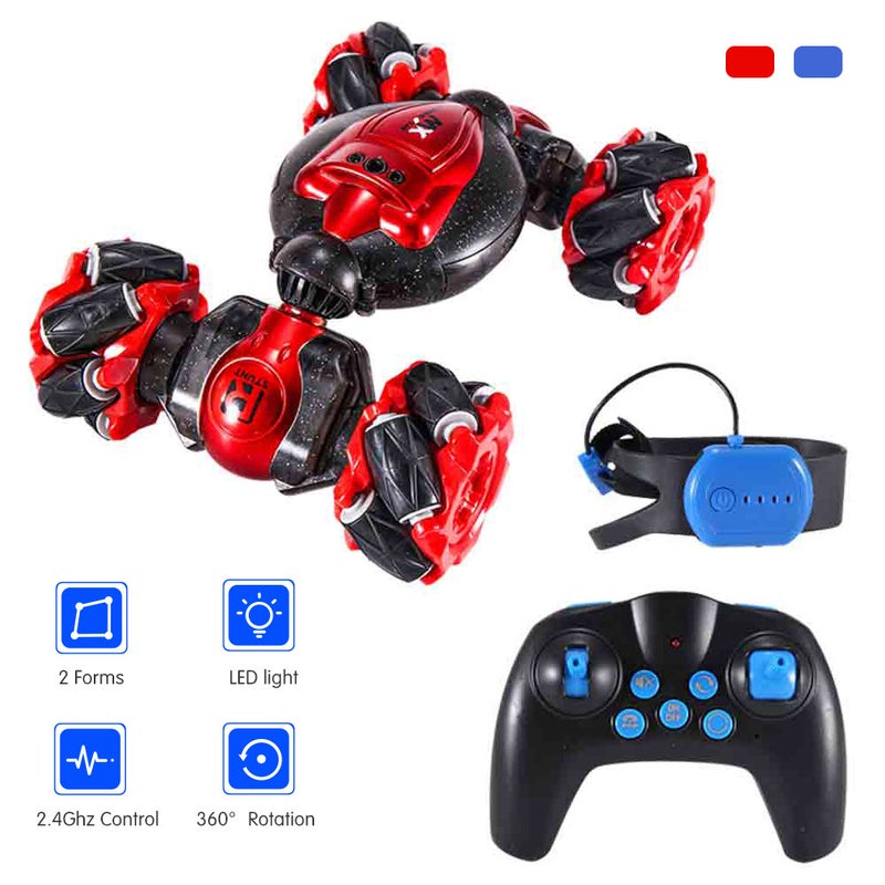 1827-20 Off-Road Flat Mode Avoid Obstacles 360° Rotation 4WD 2.4Ghz Racing RC Car 27.2cm  - Image 4