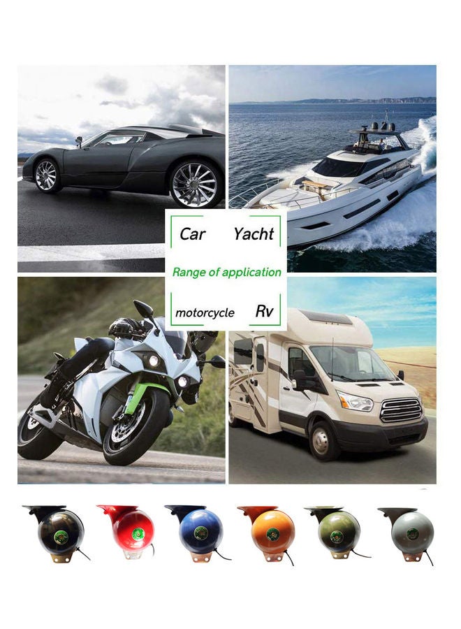 Generic New Style Loud 110DB 8V Electric Snail Air High Pitch Horn For Motorcycles Ships Yachts Trains Whistle  - Image 2