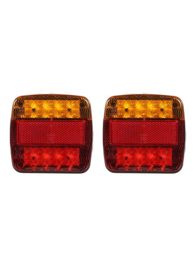 طقم مصابيح خلفية LED بجهد 12 فولت مكون من قطعتين - Image 1