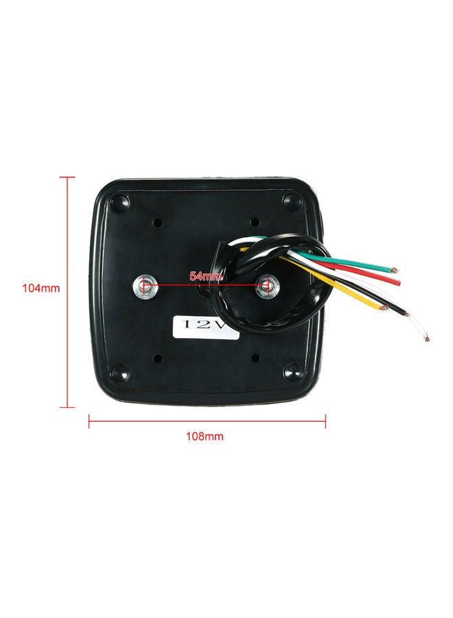 طقم مصابيح خلفية LED بجهد 12 فولت مكون من قطعتين - Image 3