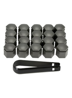 Set of 20 17mm Wheel Nut Cover Bolt Cap For Vauxhall