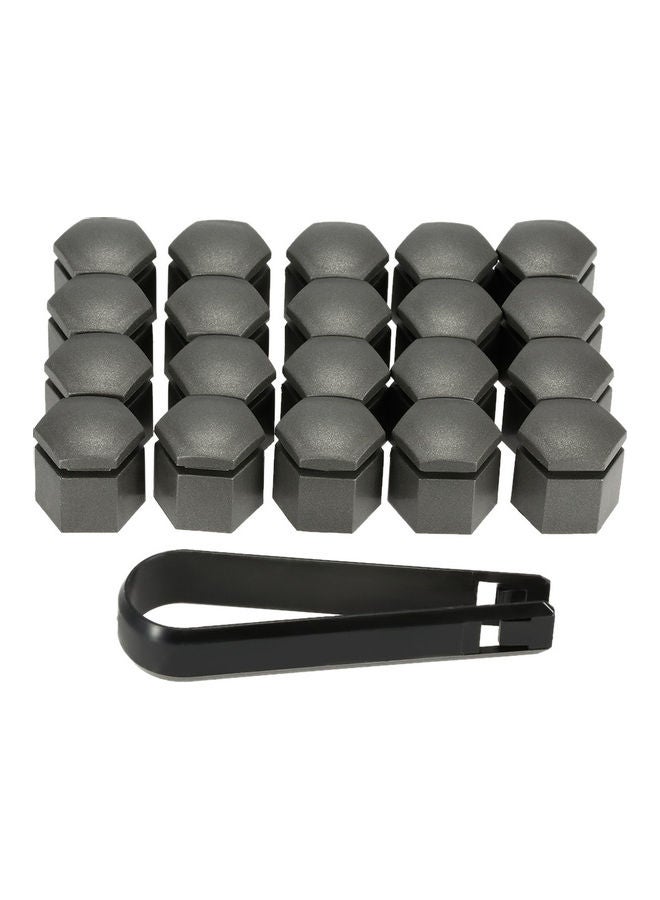 Generic - Set of 20 17mm Wheel Nut Cover Bolt Cap For Vauxhall - Image 1