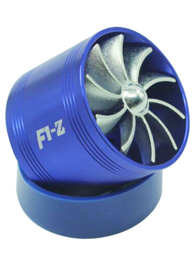 Generic Universal Fuel Gas Saver Air Filter Intake Single Supercharger Turbine Turbo Fan  - Image 1