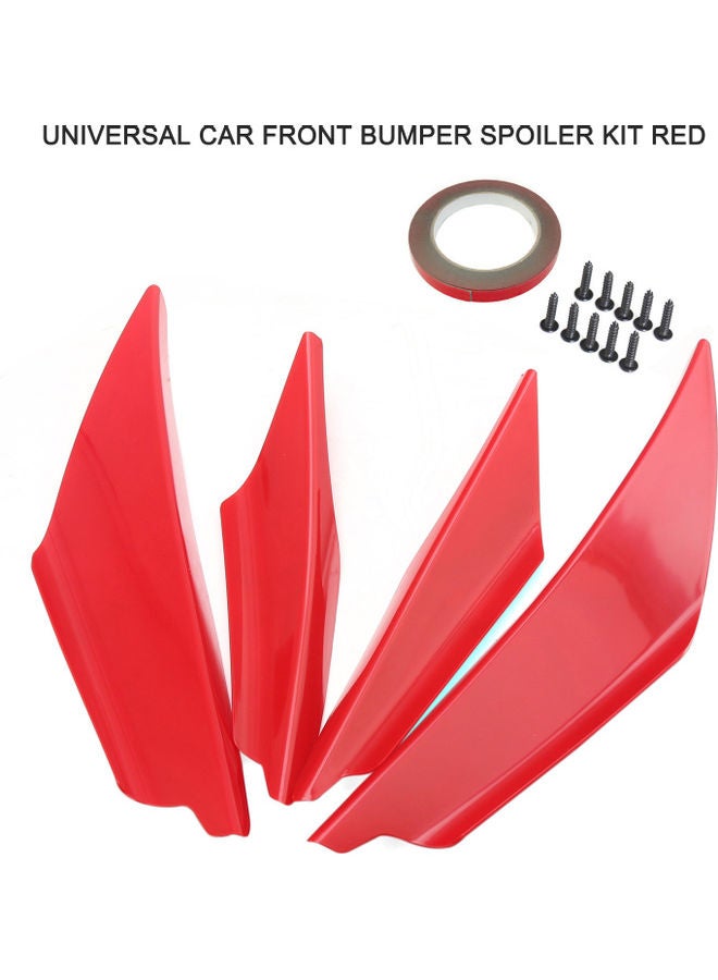Generic Universal Car Front Bumper Spoiler Kit - Image 1
