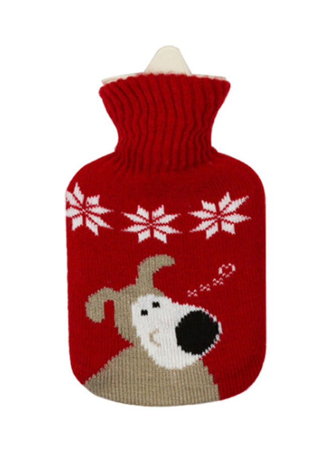 Generic Winter Hot-Water Bag Children Lovely Mini Hand Warmer Explosion-Proof Hot Water Bottle with Cartoon Pattern Knitted Cover - Image 1