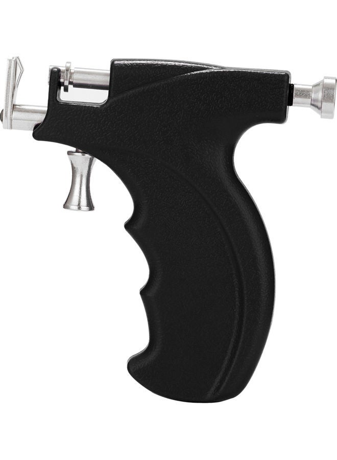 Professional Ear Stud Earring Piercing Gun Tools Kit Stainless Steel Reusable Earlobe Cartilage Nose Navel Body Piercing Gun Set Black - Image 5