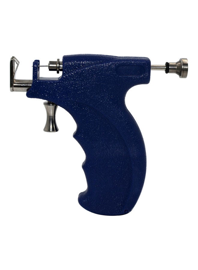 Professional Ear Stud Earring Piercing Gun Tools Kit Stainless Steel Reusable Earlobe Cartilage Nose Navel Body Piercing Gun Set Blue - Image 5