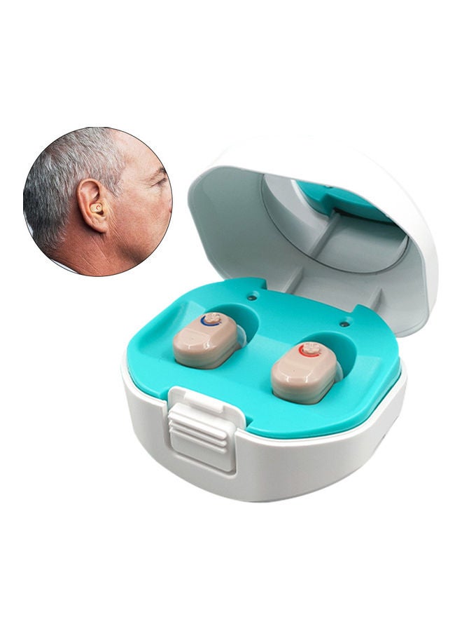 Generic Mini Invisible Hearing-aid Sound Amplifier Volume Adjustable Ear Hearing Assistant Helper for Elderly Hearing Loss People Skin color - Image 1