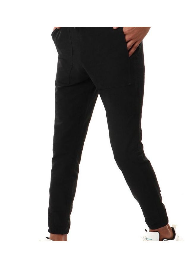 WHITE RABBIT - Casual Cotton SweatPant With Elastic Waist Black - Image 1
