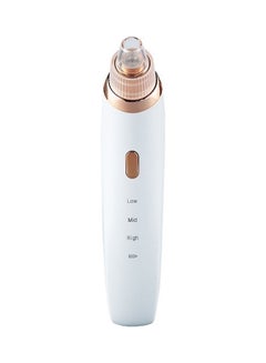 Generic Beauty Device BlackHead Remover Dead Skin Cleaning Vacuum Extractor USB Charging 3 Adjustments 4 Suction Heads for Choice White  - Image 1