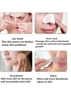 Generic Beauty Device BlackHead Remover Dead Skin Cleaning Vacuum Extractor USB Charging 3 Adjustments 4 Suction Heads for Choice White  - Image 2