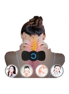 Generic Neck Electric Massager TENS Massage Stickers Portable Mini Shoulder and Back Massage Relieve Fatigue Black  - Image 3
